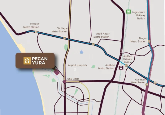 yura realty andheri west map location